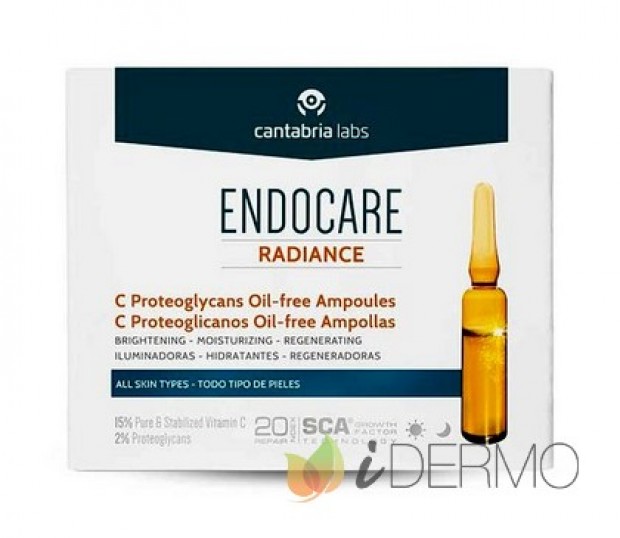 ENDOCARE RADIANCE C PROTEOGLICANOS OIL FREE AMPOLLAS